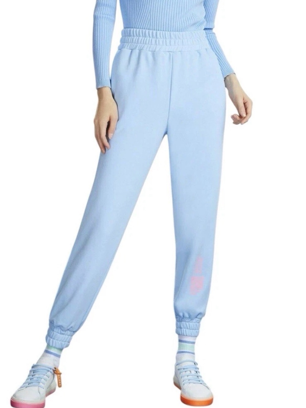 Nocturne sky baby light Blue Women's Elastic-Waist Jogger Pants